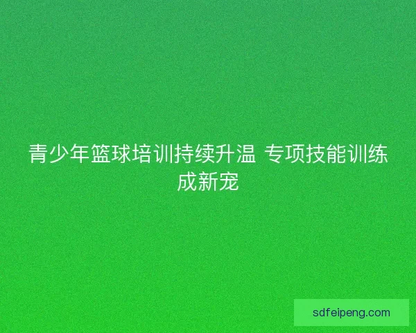 青少年篮球培训持续升温 专项技能训练成新宠 青少年篮球培训持续升温 专项技能训练成新宠